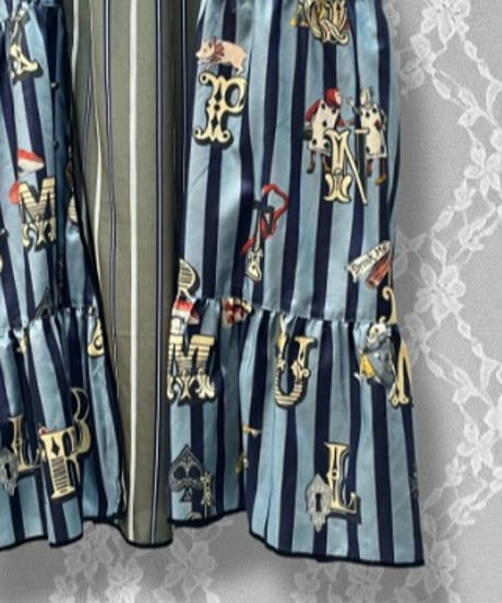 Mother's made/マザーズメイド　Perla nell'ostricaコラボワンピース(Sax blue)