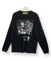 OUJIA BOARD/ウイジャボード　OB341 ブラックコンジャーロングTシャツ
