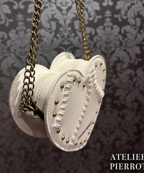 ATELIER-PIERROT／Mended Heart Shoulder Bag（ホワイト）