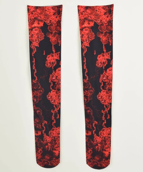 h.NAOTO/エイチ・ナオト　Red Bloody Rose Overknees