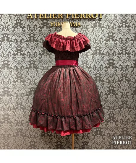 ATELIER-PIERROT／Ruined Castle Dress（ボルドー）