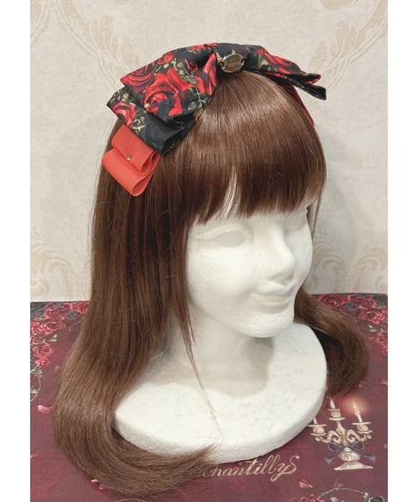 Enchantlic Enchantilly／幻影薔薇城リボンヘアコーム（夕影）
