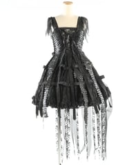 h.NAOTO/エイチ・ナオト　Black Dragon Bird Cage Dress【M/Lサイズ】