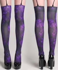 h.NAOTO/エイチ・ナオト　Violet Bloody Rose Overknees