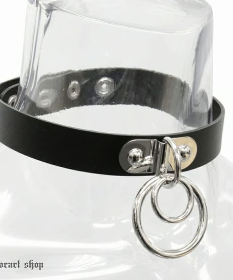 Deorart/ディオラート  BY2099 Ring design choker 2連 リング チョーカー パンク/シドリング/首輪