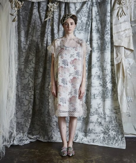 yulle/ユル　Cami Dress ＊ antique floral