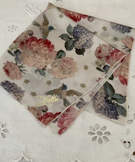 yulle/ユル　Scarf ＊ antique floral