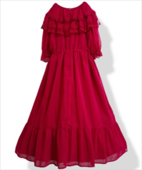 Perla nell' ostrica　125046-3　Thaleia one-piece dress（Red）