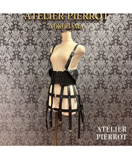 ATELIER-PIERROT/アトリエピエロ  Sealed Cage Corset Harness（ブラック）