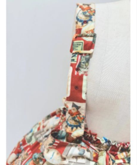 Perla nell' ostrica　125045-2  Vintage Cat Skirt（Red）