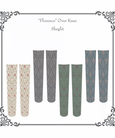 Sheglit/シェグリット／ Florence Over Knee（ダルブルー）