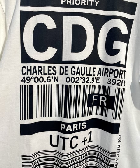 CREAM CHEESE/クリームチーズ　CDG Tシャツ