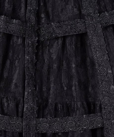 h.NAOTO/エイチ・ナオト　Blue Bloody Rose Bird Cage Dress (Msize)