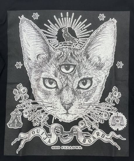 OUJIA BOARD/ウイジャボード　OB339　ヘルキャットロングTシャツ