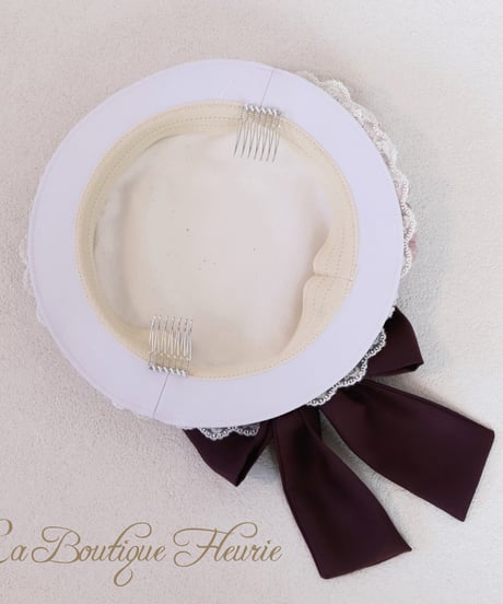 Mignonne Vintage／La Boutique Fleurie ミニキャノチェ  -ラベンダー-