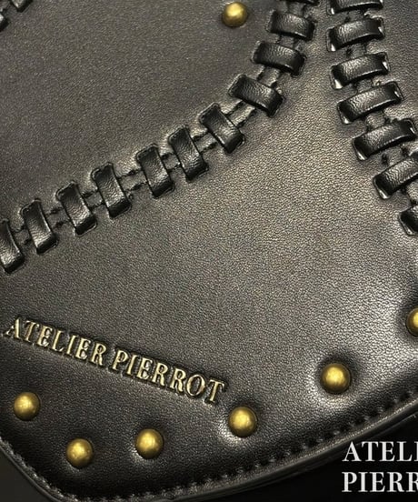 ATELIER-PIERROT／Mended Heart Shoulder Bag（ブラック）
