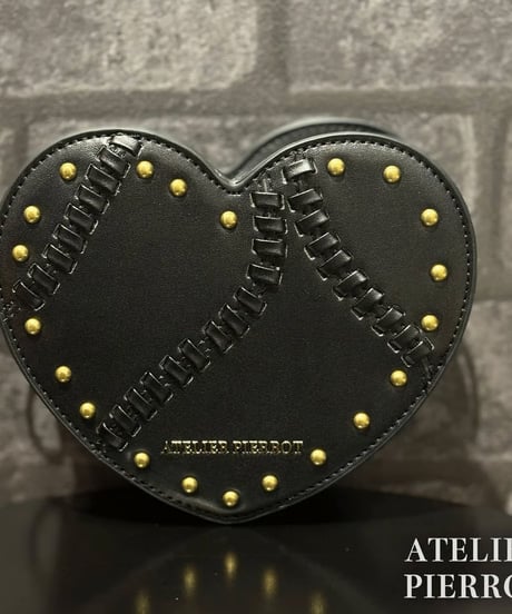 ATELIER-PIERROT／Mended Heart Shoulder Bag（ブラック）