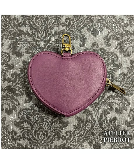 ATELIER-PIERROT／ Pochette a la carte Series 　Coin Purse~Heart~（パープル）