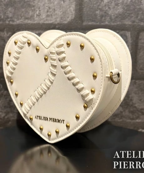 ATELIER-PIERROT／Mended Heart Shoulder Bag（ホワイト）