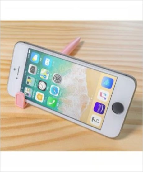 Coco&Ami/こことあみ　スマホが立てれるボールペン♪(イエロー）