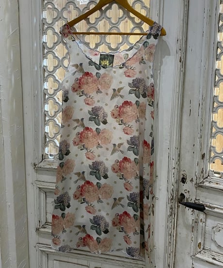 yulle/ユル　Cami Dress ＊ antique floral