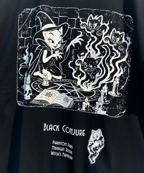 OUJIA BOARD/ウイジャボード　OB335 ブラックコンジャーTシャツ