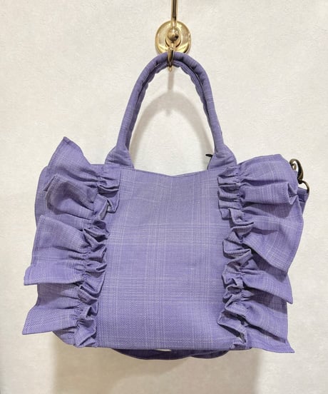 尾州ロリィタ／おリボンFRILL BAG（サマーライラック）
