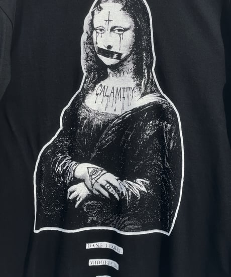 OUJIA BOARD/ウイジャボード　OB338　モナリザロングTシャツ