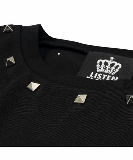 LISTEN FLAVOR/リッスンフレーバー  2613507 堕天使のハトメスタッズトップス