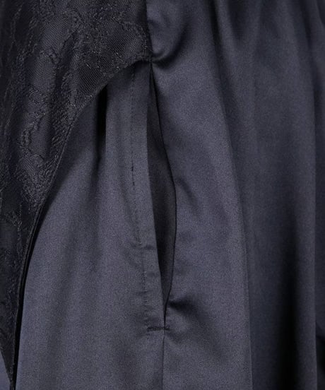 h.NAOTO/エイチ・ナオト　Gothic Ruffle Wrap-Style Flared Maxi Skirt