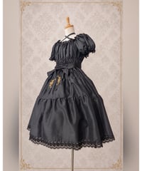 Enchantlic Enchantilly／ワンダーティアードワンピース（ヴィクトリアンブラック）