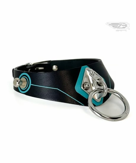 D/3/ディースリー 『ID:NECK //Concept model』 black×turquoise (チョーカー)