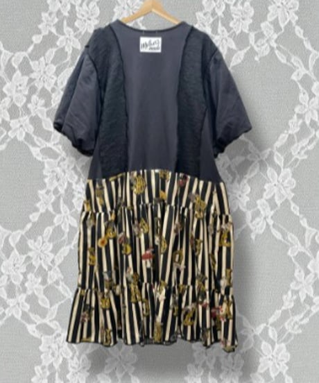 Mother's made/マザーズメイド　Perla nell'ostricaコラボワンピース(Black)