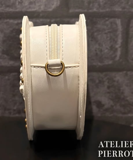 ATELIER-PIERROT／Mended Heart Shoulder Bag（ホワイト）