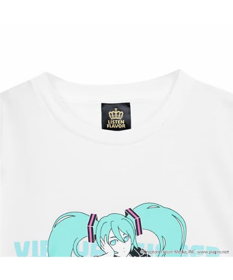 LISTEN FLAVOR/リッスンフレーバー MIKU-0010 初音ミク Tシャツ