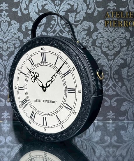 ATELIER-PIERROT／“Aeon” Clock Shoulder Bag（ブラック）