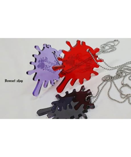 Deorart/ディオラート  GD007 アクリル BIGチャーム ネックレス＆ペンダント [スプラッシュ]