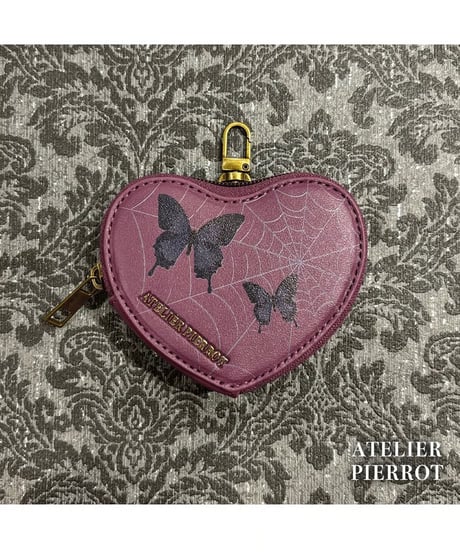 ATELIER-PIERROT／ Pochette a la carte Series 　Coin Purse~Heart~（パープル）