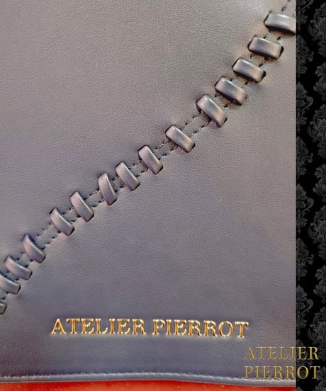 ATELIER PIERROT ／“Nocturnal Grave”Mended Satchel（ネイビー）