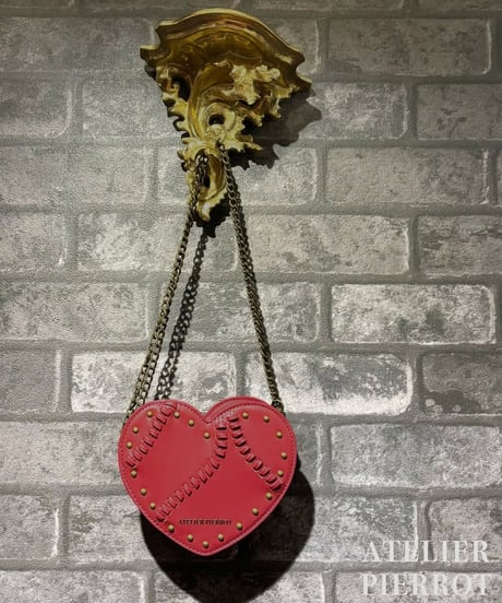 ATELIER-PIERROT／Mended Heart Shoulder Bag（ボルドー）