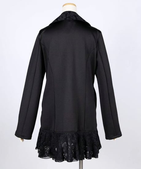 h.NAOTO/エイチ・ナオト　Ruffle Lace Stretch Jacket