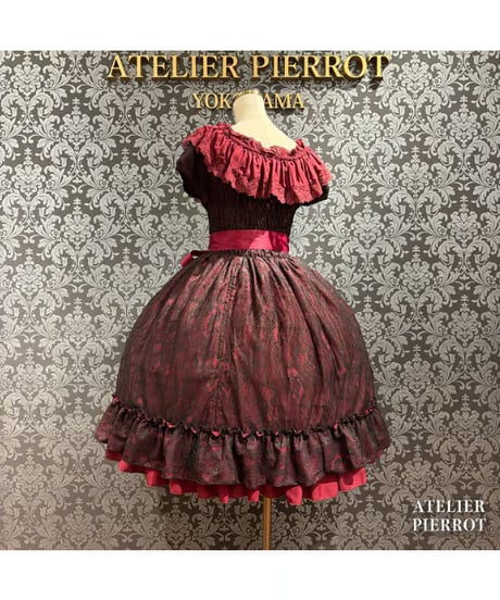 ATELIER-PIERROT／Ruined Castle Dress（ボルドー）