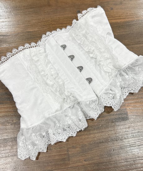 ATELIER-PIERROT／Frill Short Corset（ホワイト）