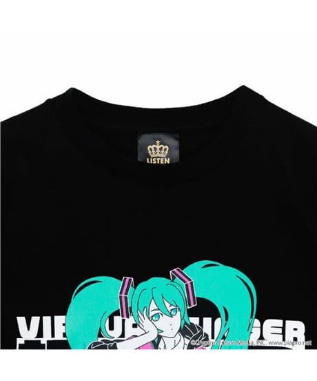 LISTEN FLAVOR/リッスンフレーバー MIKU-0010 初音ミク Tシャツ