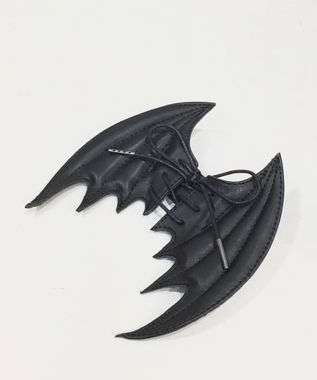 ATELIER-PIERROT／ “Nocturnal Grave” Batwing Mended Shoes (ブラック）S～XLの4サイズ