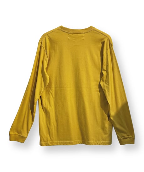 Recld RE096 プレイグマスク ロングTシャツ(マスタード)