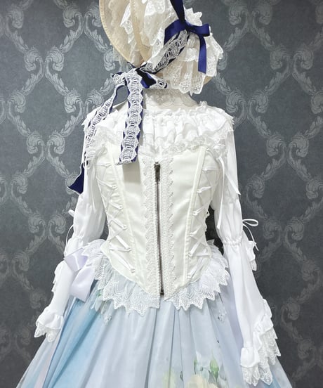 Vallee lys/ヴァレリス／Blossom Breeze Blouse（ホワイト）