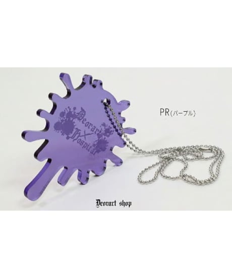 Deorart/ディオラート  GD007 アクリル BIGチャーム ネックレス＆ペンダント [スプラッシュ]