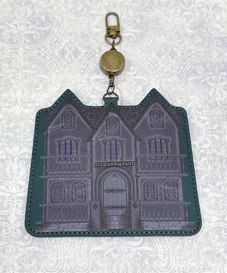 ATELIER-PIERROT／ Pochette a la carte Series 　Pass Holder~Haunted House~（ダークグリーン）