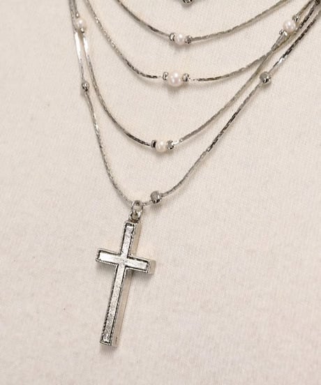 Sheglit/シェグリット／"Holy"クロスレイヤーネックレス